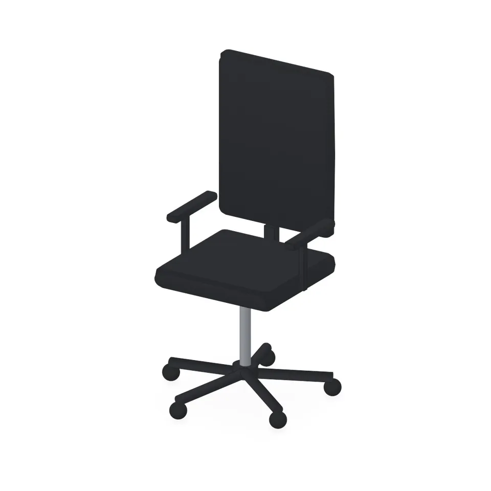 IHLAMUR ergonomik çalışma sandalyesi, siyah