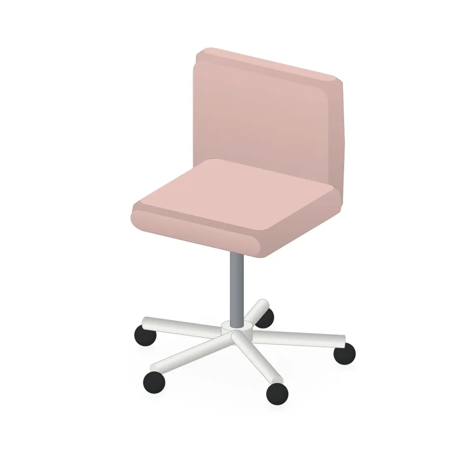 MANOLYA çocuk çalışma sandalyesi, pembe